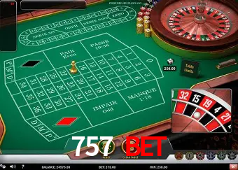 Blackjack Table 757 bet
